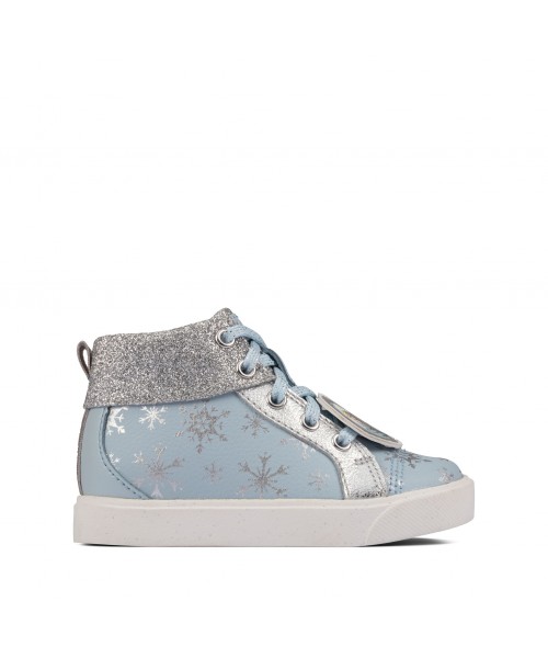 Clarks - City Ice Toddler Light Blue Leather Clarks - City Ice Toddler Light Blue Leather